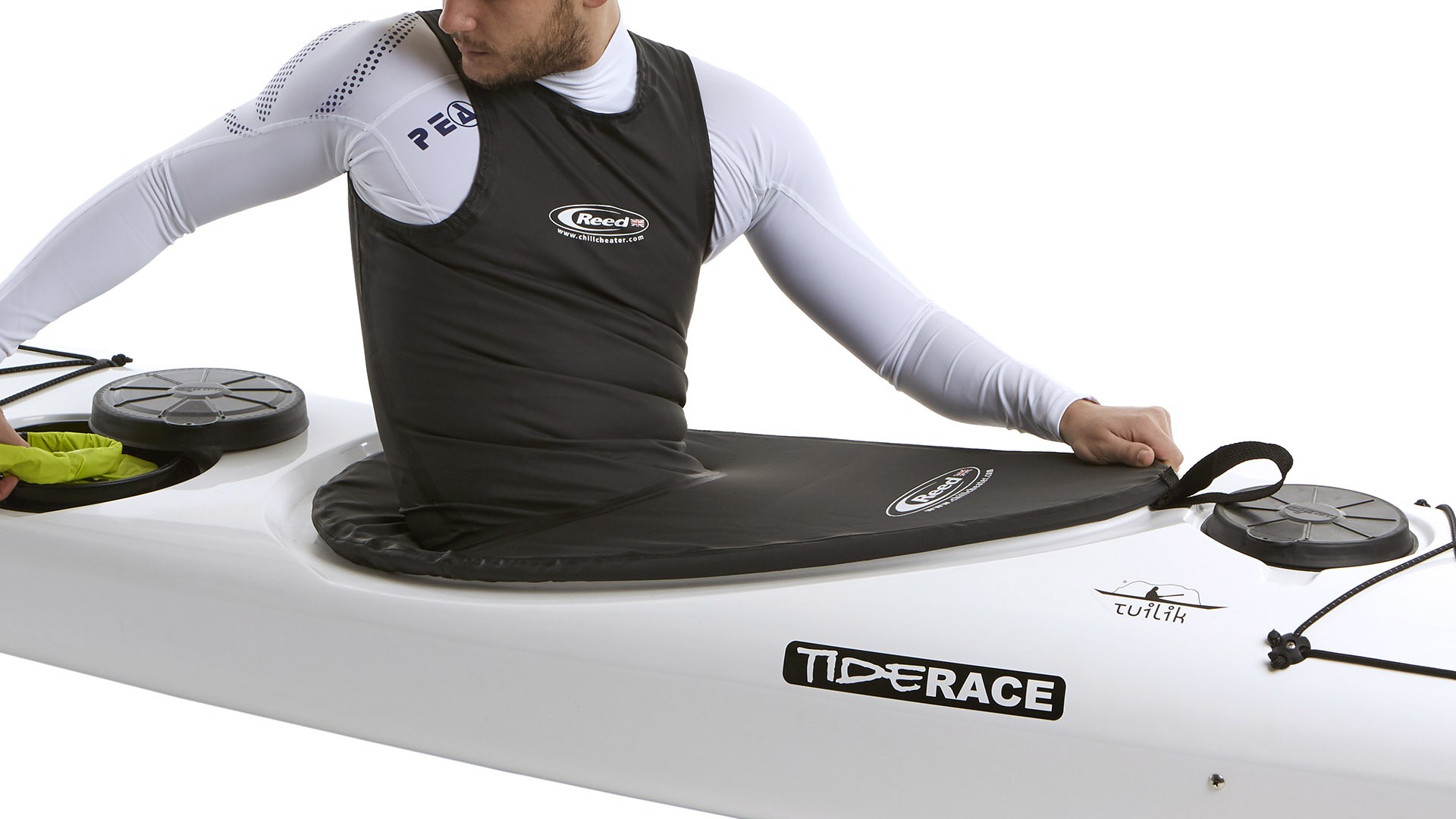 REED AQUATHERM MEN'S VEST AND SPRAY DECK TUILIK SEA KAYAK